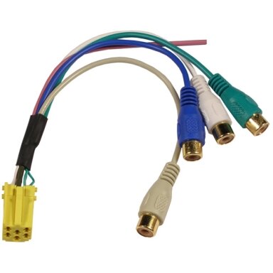 Automagnetolos jungtis ISO mini /line out/