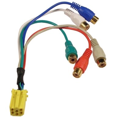 Automagnetolos jungtis ISO mini /woofer/