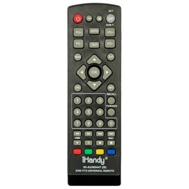 DV pultas DVB-T / DVB-T2 universalus
