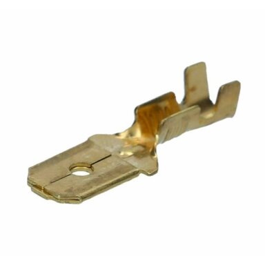 Jungtis kištukas 6.3mm (1.5mm² laidui)