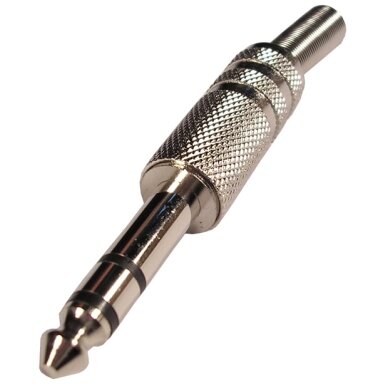 Kištukas 6.3 stereo /metalinis/