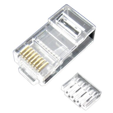 Kištukas RJ45 8p8c RD (CAT6) Kištukas RJ45 8p8c RD (CAT6)