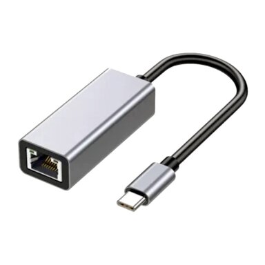 Laidas adapteris USB Type C - RJ45 1000Mbps 0.15m Laidas adapteris USB Type C - RJ45 1000Mbps 0.15m