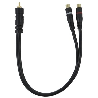Laidas RCA-2RCA (1K-2L) 0.3m /auksinis/