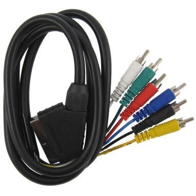 Laidas SCART-6RCA 1.5m BP