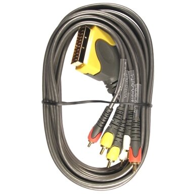 Laidas SCART-6RCA 1.5m /Home Cinema/