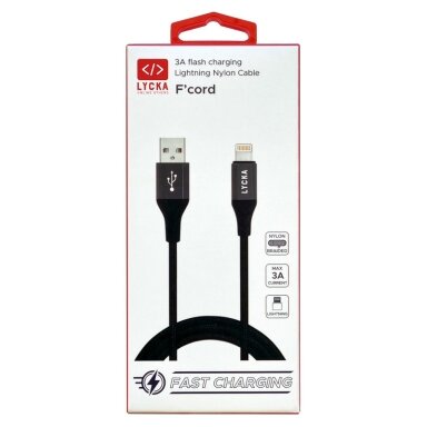 Laidas USB2.0 A-Lightning (1K-1K) 1.0m MN /3A/