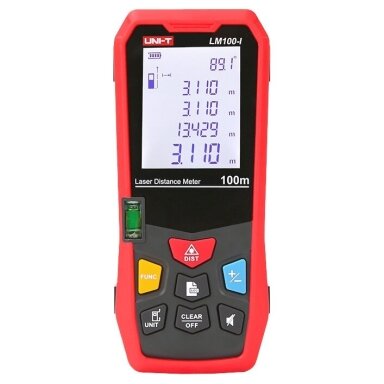 Lazerinis atstumo matuoklis LM100-I /UNI-T/ Lazerinis atstumo matuoklis LM100-I /UNI-T/