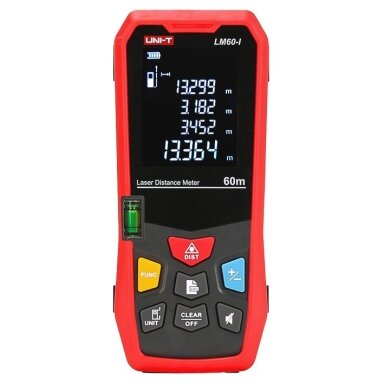 Lazerinis atstumo matuoklis LM60-I /UNI-T/ Lazerinis atstumo matuoklis LM60-I /UNI-T/