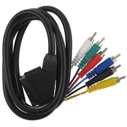 Laidas SCART-6RCA 1.5m BP Laidas SCART-6RCA 1.5m BP