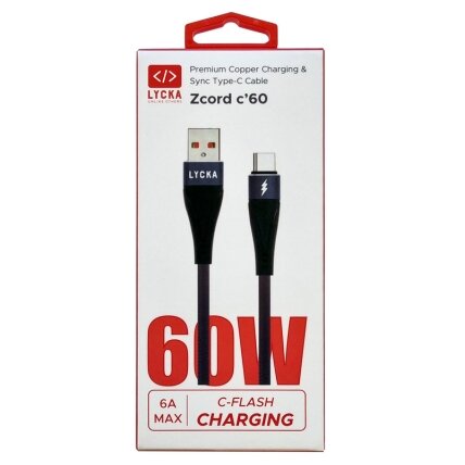 Laidas USB2.0 A-Type C (1K-1K) 1.5m MN /6A/ Laidas USB2.0 A-Type C (1K-1K) 1.5m MN /6A/