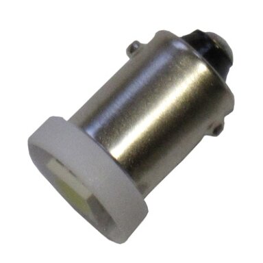 Lempa auto LED 12V BA9S 1SMD /balta/