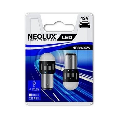 Lempa auto LED NP2260CW 1.2W 12V BAY15D