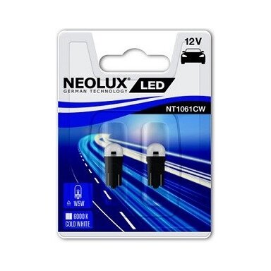 Lempa auto LED NT1061CW 0.5W 12V T10