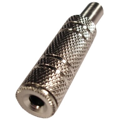 Lizdas 3.5 stereo metalinis /kabeliui/