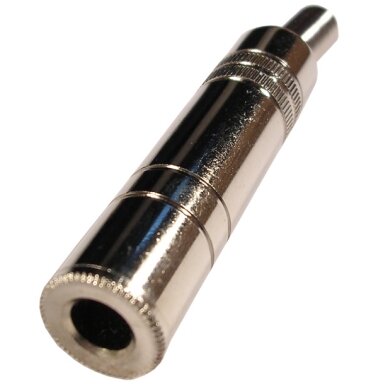 Lizdas 6.3 stereo metalinis /kabeliui/