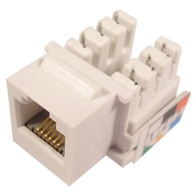 Lizdas CAT3 RJ12 Keystone