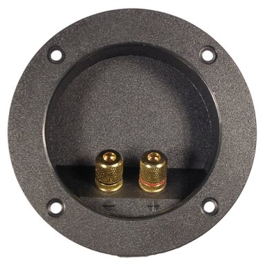 Lizdas garsiakalbiams 2pin /prisukamas, Ø110mm/