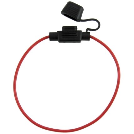 Lizdas saugikliui auto MINI /su 0.8mm² laidu/ Lizdas saugikliui auto MINI /su 0.8mm² laidu/