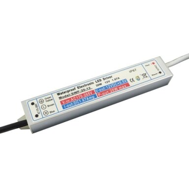 Maitinimo šaltinis LED IP67 20W /12VDC/1.67A/