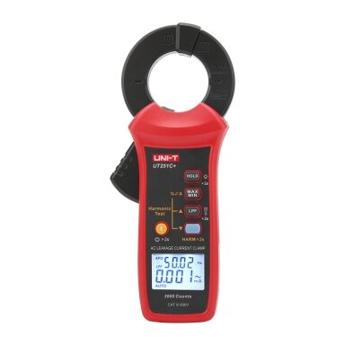 Nuotėkio srovės matavimo replės UT251C+ /UNI-T/ Nuotėkio srovės matavimo replės UT251C+ /UNI-T/