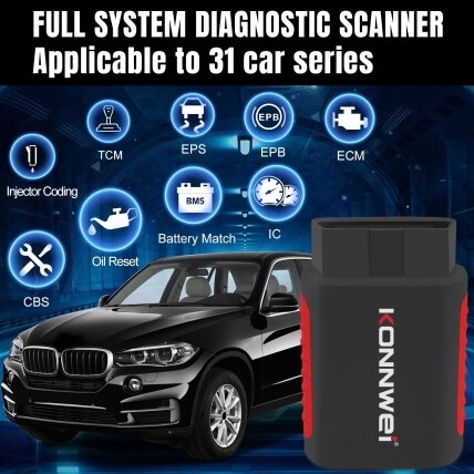 OBD2 diagnostinis skaitytuvas KDIAG /Konnwei/ 2 OBD2 diagnostinis skaitytuvas KDIAG /Konnwei/ 2