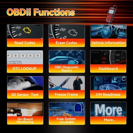 OBD2 diagnostinis skaitytuvas KW340 /Konnwei/ 5 OBD2 diagnostinis skaitytuvas KW340 /Konnwei/ 5