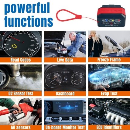 OBD2 diagnostinis skaitytuvas KW905 /Konnwei/ 5 OBD2 diagnostinis skaitytuvas KW905 /Konnwei/ 5