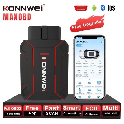 OBD2 diagnostinis skaitytuvas MAXOBD /Konnwei/ 3