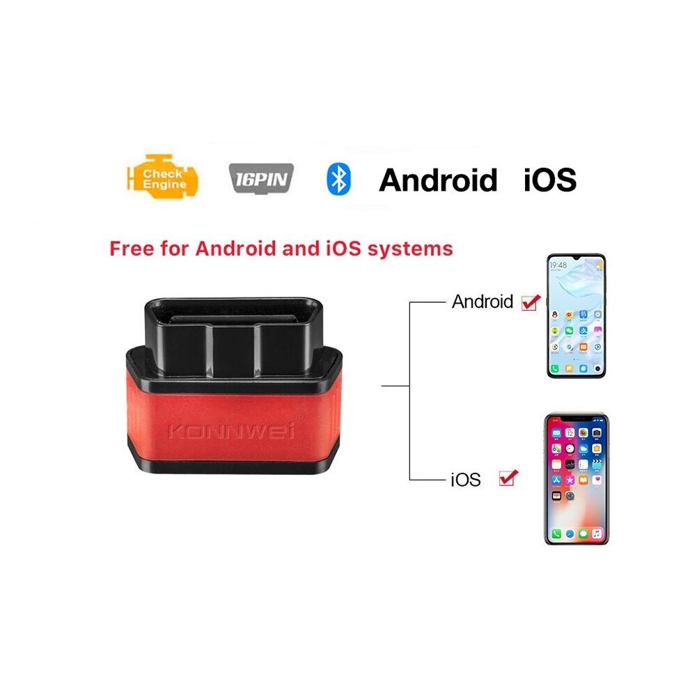 OBD2 diagnostinis skaitytuvas KW903 /Konnwei/ 1