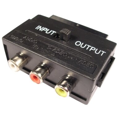 Perėjimas SCART-3RCA+Jung (1K-3L)