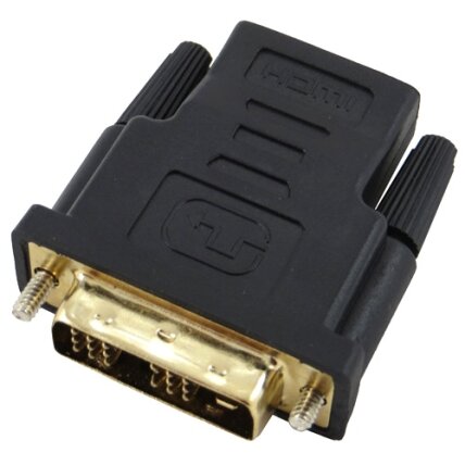 Perėjimas DVI-HDMI (1K-1L) /auksinis/ Perėjimas DVI-HDMI (1K-1L) /auksinis/