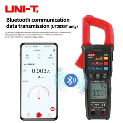 Srovės matavimo replės UT202BT /UNI-T/ 3
